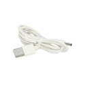 Lampka nocna dla dzieci silikonowa dotykowa miękka USB biała kotek leżący Kik Sp. z o. o. Sp. k.