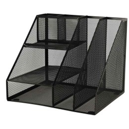 Organizer na biurko przybornik biurkowy metalowy 6 komór Kik Sp. z o. o. Sp. k.