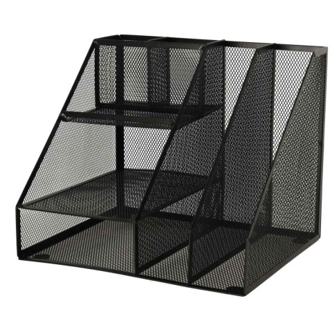 Organizer na biurko przybornik biurkowy metalowy 6 komór Kik Sp. z o. o. Sp. k.