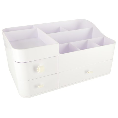 Organizer na kosmetyki szkatułka pojemnik kuferek na biżuterię z szufladami duży XXL Kik Sp. z o. o. Sp. k. Organizer na kosmetyki szkatułka pojemnik kuferek na biżuterię z szufladami duży XXL Kik Sp. z o. o. Sp. k.