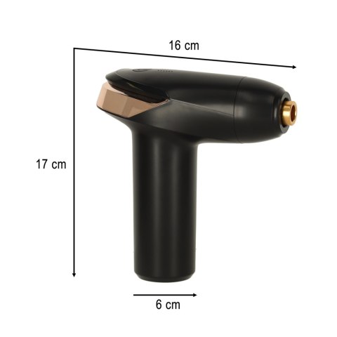 Pistolet do masażu masażer do pleców ciała mini LED 6w1 Kik Sp. z o. o. Sp. k.
