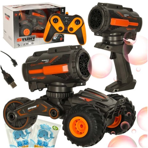 Samochód zdalnie sterowany z wyrzutnią baniek mydlanych Kik Sp. z o. o. Sp. k.