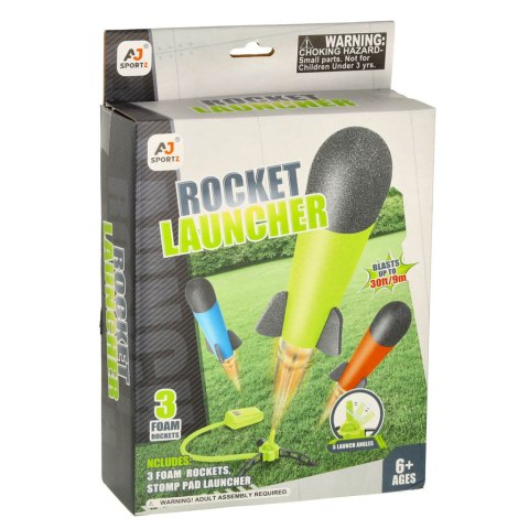 Wyrzutnia rakiet piankowych Power launcher rocket rakiety piankowe x3 Kik Sp. z o. o. Sp. k.