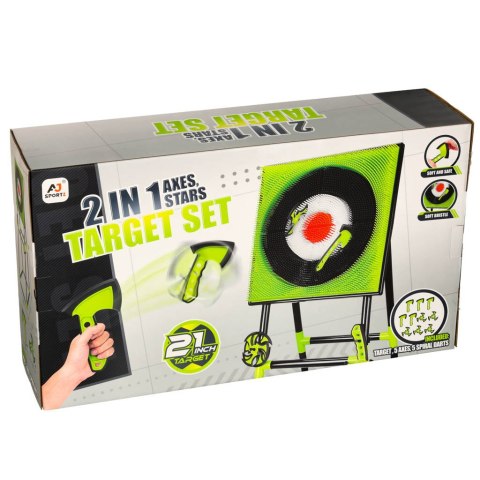 Dart tarcza silikonowa toporek x5 gwiazdka x5 gra zręcznościowa 21" Kik Sp. z o. o. Sp. k. Dart tarcza silikonowa toporek x5 gwiazdka x5 gra zręcznościowa 21" Kik Sp. z o. o. Sp. k.