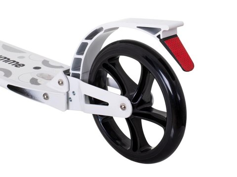 Hulajnoga miejska składana duża AILO XL koła 200mm amortyzator x2 biała GIMME Kik Sp. z o. o. Sp. k. Hulajnoga miejska składana duża AILO XL koła 200mm amortyzator x2 biała GIMME Kik Sp. z o. o. Sp. k.