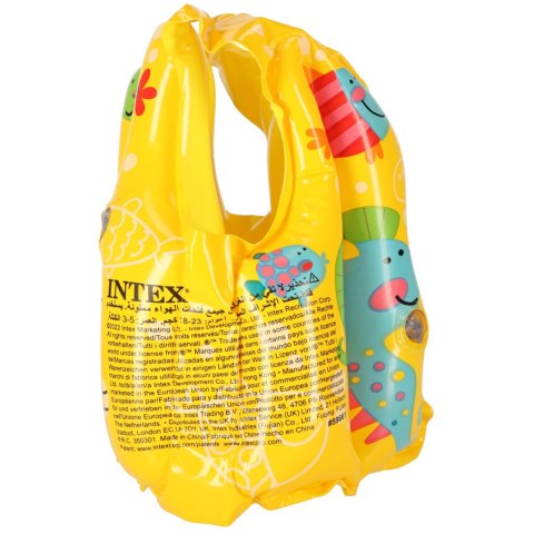 INTEX 59661 Kamizelka dmuchana kapok do pływania dla dzieci 3-5lat 18-23kg Kik Sp. z o. o. Sp. k. INTEX 59661 Kamizelka dmuchana kapok do pływania dla dzieci 3-5lat 18-23kg Kik Sp. z o. o. Sp. k.