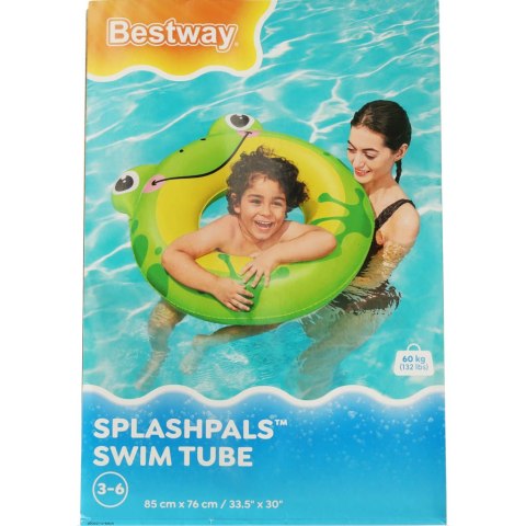 Kółko do pływania dmuchane BESTWAY 36351 żaba 85-76cm Kik Sp. z o. o. Sp. k. Kółko do pływania dmuchane BESTWAY 36351 żaba 85-76cm Kik Sp. z o. o. Sp. k.