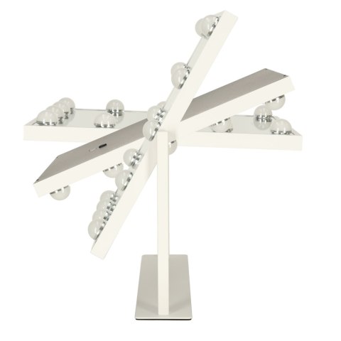 Lusterko do makijażu kosmetyczne podświetlane LED Hollywood z 12 żarówkami USB 30 x 40 cm Kik Sp. z o. o. Sp. k. Lusterko do makijażu kosmetyczne podświetlane LED Hollywood z 12 żarówkami USB 30 x 40 cm Kik Sp. z o. o. Sp. k.