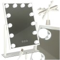 Lusterko do makijażu kosmetyczne podświetlane LED Hollywood z 12 żarówkami USB 30 x 40 cm Kik Sp. z o. o. Sp. k.