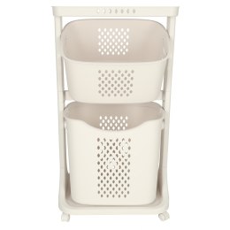 Pojemnik na zabawki kosz na ubrania organizer podwójny jeżdżący Kik Sp. z o. o. Sp. k.