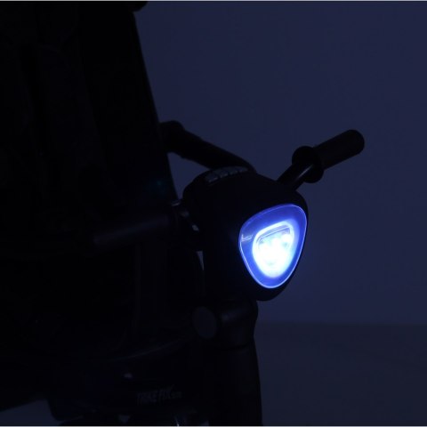 Rowerek trójkołowy TRIKE FIX Elite 2w1 z daszkiem obracany regulowany spacerówka prowadnik pasy czarny Kik Sp. z o. o. Sp. k.