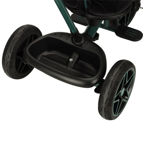 Rowerek trójkołowy TRIKE FIX Elite 2w1 z daszkiem obracany regulowany spacerówka prowadnik pasy zielony Kik Sp. z o. o. Sp. k.