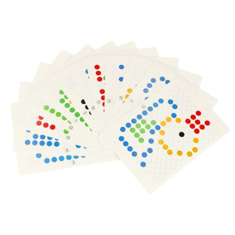 Tablica edukacyjna magnetyczna z pinezkami do układania 118 kropek Kik Sp. z o. o. Sp. k.