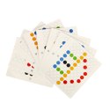 Tablica edukacyjna magnetyczna z pinezkami do układania 40 kropek Kik Sp. z o. o. Sp. k.