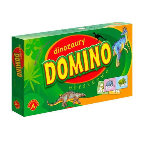 ALEXANDER Domino- dinozaury gra edukacyjna 4+ Alexander ALEXANDER Domino- dinozaury gra edukacyjna 4+ Alexander