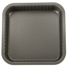 Blacha do pieczenia tortownica forma do ciast wypieków 24cm x 24cm szara Spółdzielnia Snb Białystok