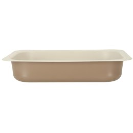 Blacha do pieczenia tortownica forma do ciast wypieków tłoczona 29cm x 22cm x 6cm brązowa Spółdzielnia Snb Białystok