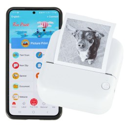 Drukarka mini termiczna do zdjęć notatek kieszonkowa bluetooth Kik Sp. z o. o. Sp. k.