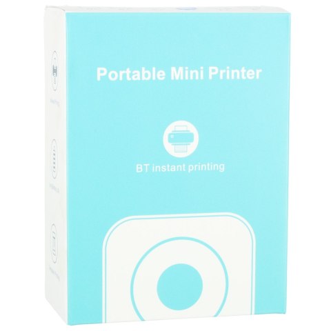 Drukarka mini termiczna do zdjęć notatek kieszonkowa bluetooth Kik Sp. z o. o. Sp. k. Drukarka mini termiczna do zdjęć notatek kieszonkowa bluetooth Kik Sp. z o. o. Sp. k.