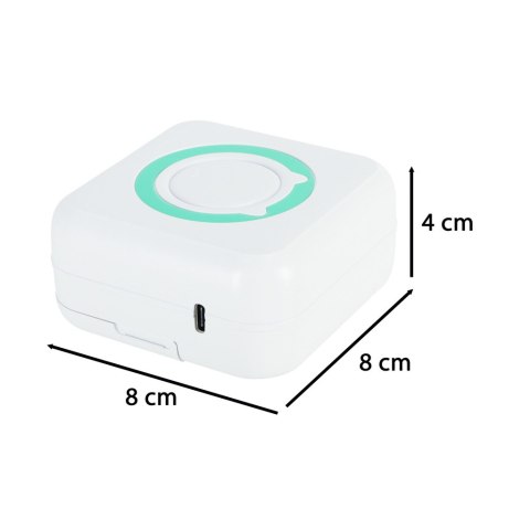Drukarka mini termiczna do zdjęć notatek kieszonkowa bluetooth Kik Sp. z o. o. Sp. k. Drukarka mini termiczna do zdjęć notatek kieszonkowa bluetooth Kik Sp. z o. o. Sp. k.
