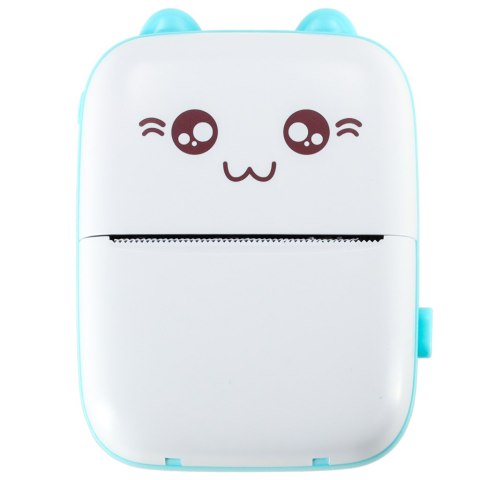 Drukotek drukarka mini termiczna do zdjęć notatek etykiet + kabel USB kotek kot niebieski Kik Sp. z o. o. Sp. k. Drukotek drukarka mini termiczna do zdjęć notatek etykiet + kabel USB kotek kot niebieski Kik Sp. z o. o. Sp. k.