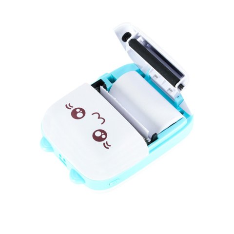 Drukotek drukarka mini termiczna do zdjęć notatek etykiet + kabel USB kotek kot niebieski Kik Sp. z o. o. Sp. k. Drukotek drukarka mini termiczna do zdjęć notatek etykiet + kabel USB kotek kot niebieski Kik Sp. z o. o. Sp. k.