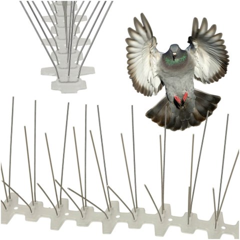 Kolce metalowe na ptaki gołębie 50cm x 11cm x 4cm Kik Sp. z o. o. Sp. k. Kolce metalowe na ptaki gołębie 50cm x 11cm x 4cm Kik Sp. z o. o. Sp. k.