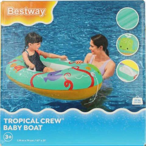 Kółko do pływania dmuchane dla niemowląt BESTWAY 34009 niebieskie Kik Sp. z o. o. Sp. k. Kółko do pływania dmuchane dla niemowląt BESTWAY 34009 niebieskie Kik Sp. z o. o. Sp. k.
