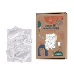 Kolorowanka gipsowa obraz do malowania 3D CANDELLANA ryby zestaw farby i pędzle Youartgift Sp. z o. o.