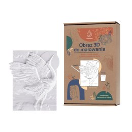 Kolorowanka gipsowa obraz do malowania 3D CANDELLANA żuraw zestaw farby i pędzle Youartgift Sp. z o. o.