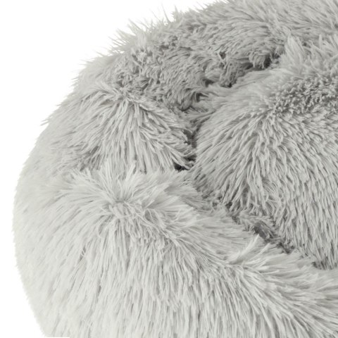 Legowisko dla psa kota poduszka pluszowa 60cm jasny szary Kik Sp. z o. o. Sp. k.