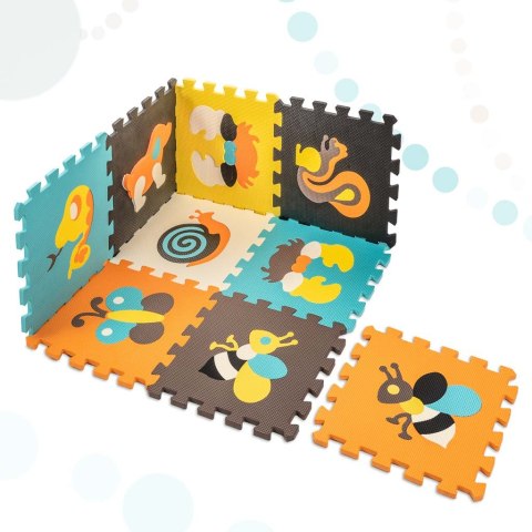 Mata edukacyjna piankowa puzzle zwierzątka kolorowa 85 x 85 cm 9 elementów kolorowa folia Kik Sp. z o. o. Sp. k. Mata edukacyjna piankowa puzzle zwierzątka kolorowa 85 x 85 cm 9 elementów kolorowa folia Kik Sp. z o. o. Sp. k.