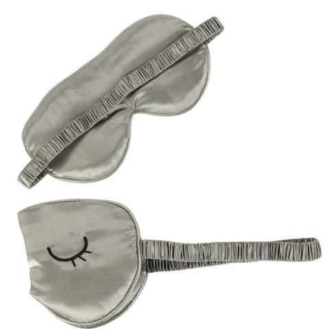 Opaska na oczy maska do spania w pokrowcu szara Kik Sp. z o. o. Sp. k.