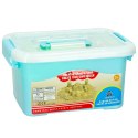 Piasek Kinetyczny 2kg foremki piaskownica zestaw XXL plastyczny kreatywny różowy Kik Sp. z o. o. Sp. k.
