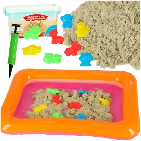 Piasek Kinetyczny w wiaderku 1kg foremki beżowy Kik Sp. z o. o. Sp. k. Piasek Kinetyczny w wiaderku 1kg foremki beżowy Kik Sp. z o. o. Sp. k.