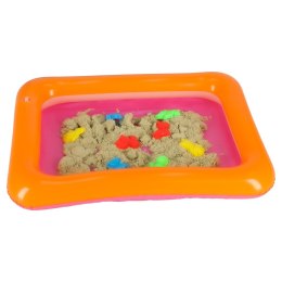 Piasek Kinetyczny w wiaderku 1kg foremki beżowy Kik Sp. z o. o. Sp. k.