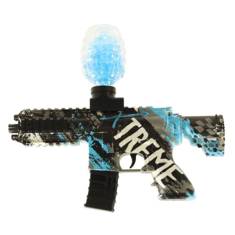Pistolet na kulki żelowe wodne karabin niebieski zasilanie bateryjne USB 550szt. 7-8mm Kik Sp. z o. o. Sp. k.