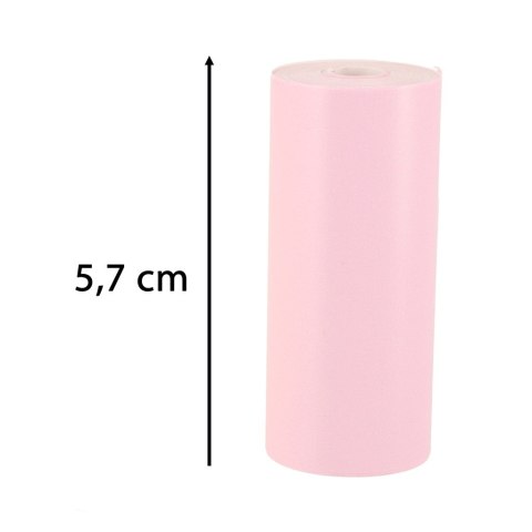 Rolki papier wkład termiczny do mini drukarki 5,7cmx3m 3 sztuki kolorowe Kik Sp. z o. o. Sp. k.