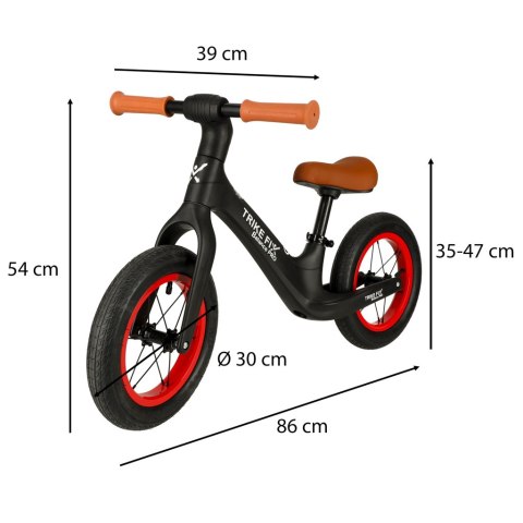 Rowerek biegowy Trike Fix Balance PRO czarny lekki 3kg Kik Sp. z o. o. Sp. k. Rowerek biegowy Trike Fix Balance PRO czarny lekki 3kg Kik Sp. z o. o. Sp. k.