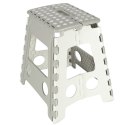 Stołek taboret składany antypoślizgowy wysoki 39cm jasny szary Kik Sp. z o. o. Sp. k.