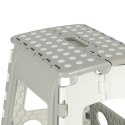 Stołek taboret składany antypoślizgowy wysoki 39cm jasny szary Kik Sp. z o. o. Sp. k.