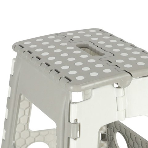 Stołek taboret składany antypoślizgowy wysoki 39cm jasny szary Kik Sp. z o. o. Sp. k. Stołek taboret składany antypoślizgowy wysoki 39cm jasny szary Kik Sp. z o. o. Sp. k.
