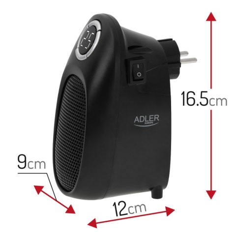 Termowentylator Adler AD 7726 Easy heater grzejnik elektryczny farelka 1500W FOX Sp. z o. o. Termowentylator Adler AD 7726 Easy heater grzejnik elektryczny farelka 1500W FOX Sp. z o. o.
