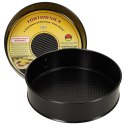 Tortownica forma do pieczenia z odpinanym rantem 24cm czarna Spółdzielnia Snb Białystok