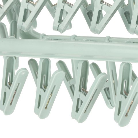 Wieszak suszarka na pranie na skarpetki bieliznę 32 klamerki niebieski Kik Sp. z o. o. Sp. k.