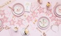 Baner napis na baby shower gwiazdki jasnoróżowe 290cm x 16,5cm Partydeco Sp. z o. o.