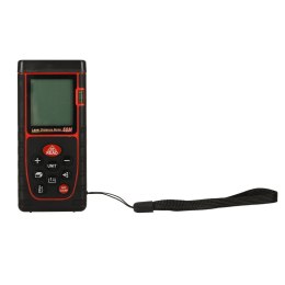 Dalmierz laserowy miernik odległości cyfrowy wodoodporny IP54 3mm/60m pokrowiec zasilanie bateryjne KAFUWELL Kik Sp. z o. o. Sp. k.