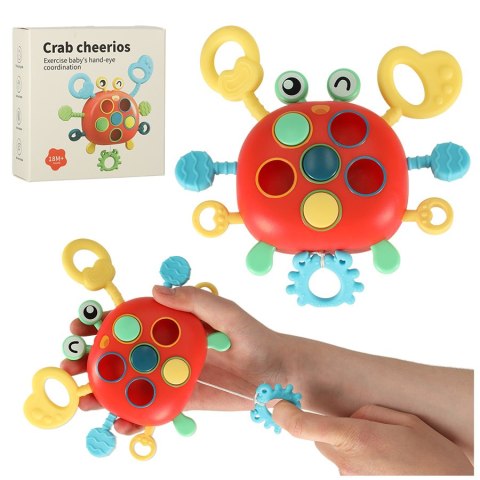 Gryzak dla dzieci zabawka sensoryczna montessori krab Kik Sp. z o. o. Sp. k. Gryzak dla dzieci zabawka sensoryczna montessori krab Kik Sp. z o. o. Sp. k.