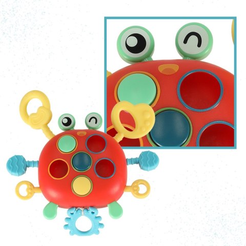 Gryzak dla dzieci zabawka sensoryczna montessori krab Kik Sp. z o. o. Sp. k. Gryzak dla dzieci zabawka sensoryczna montessori krab Kik Sp. z o. o. Sp. k.