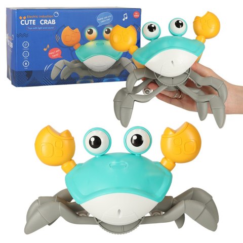 Krab pełzający interaktywny z dźwiękiem zielony Kik Sp. z o. o. Sp. k. Krab pełzający interaktywny z dźwiękiem zielony Kik Sp. z o. o. Sp. k.